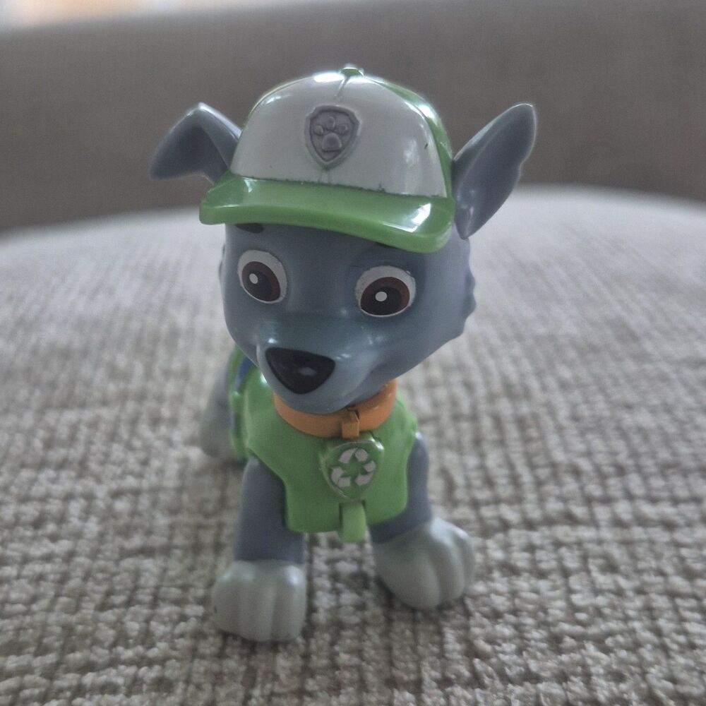 Paw Patrol Rocky Action Figure Toy Spin Master Moveable Legs